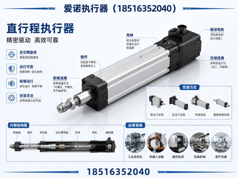 乐清市直行程执行器展示图